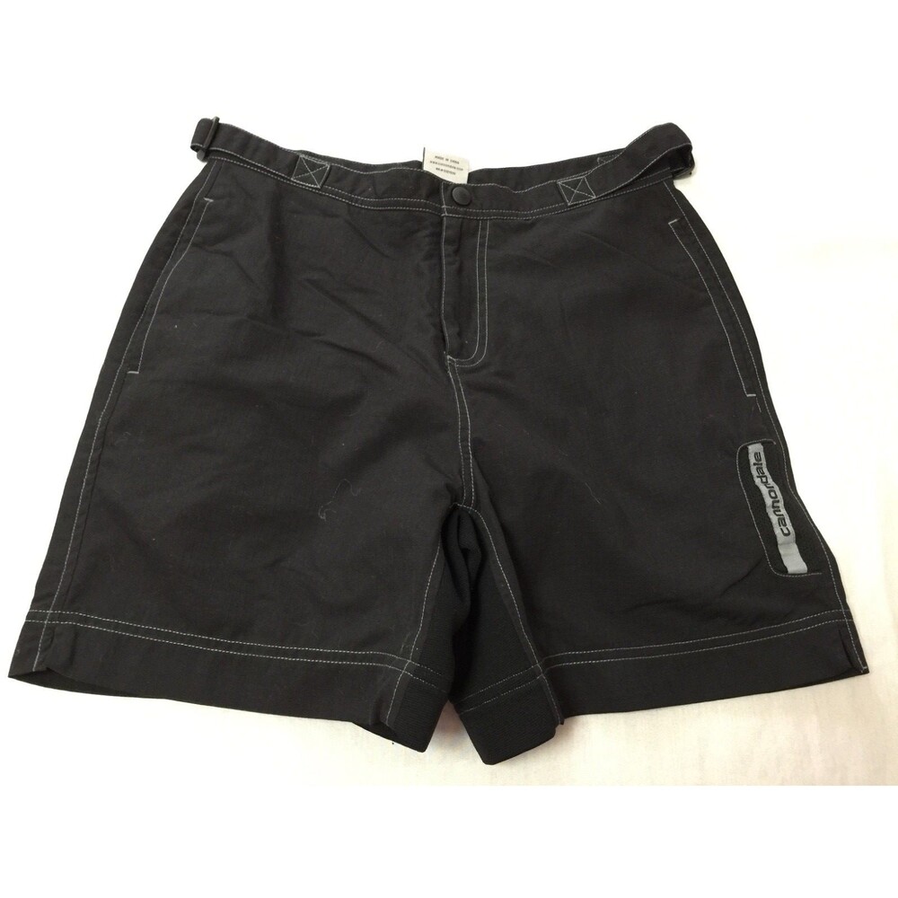 CANNONDALE WOMENS NYLON CYCLYNG BICECLE PADDED WOMENS SHORTS SIZE S